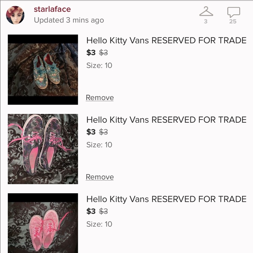 Bundle reserved for trade